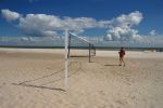 Sylt - beach volley in the wind