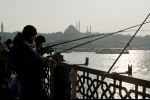 Istanbul 2011 - fishing on Galata