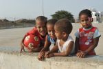 Cabo Verde - three boys and one girl